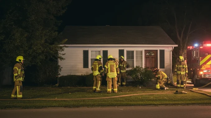 house in emergency situation